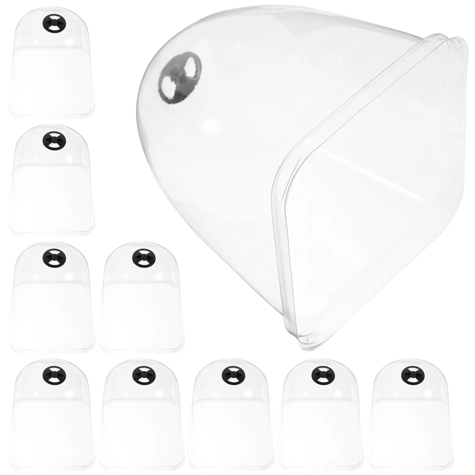 10 шт. изоляционный чехол пластиковый кашпо купол влажности прозрачный для