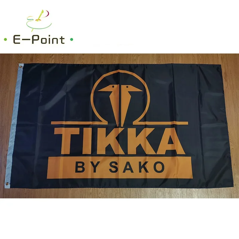 Оранжевый Флаг Tikka by Sako Gun размер 3 фута * 5 футов (90*150 см) рождественские украшения