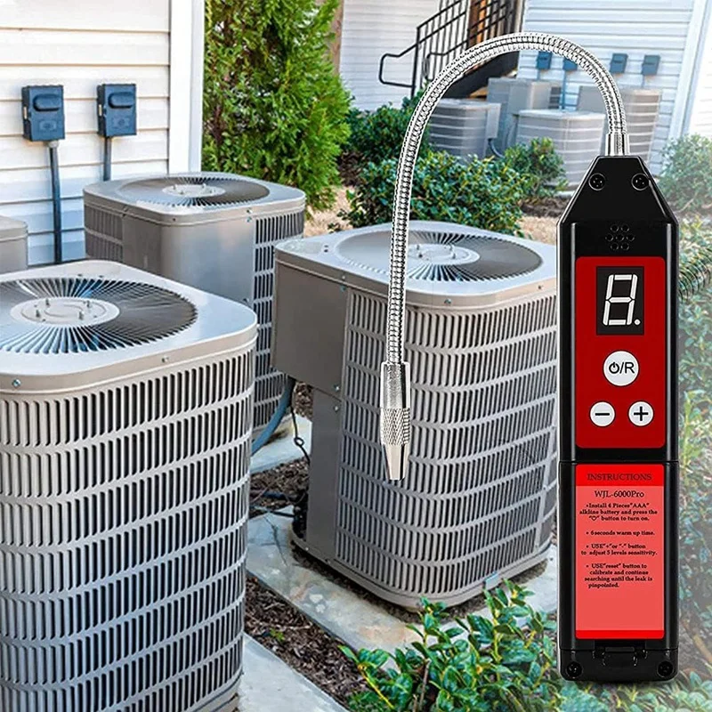 Галогенный детектор утечек Кондиционер Детектор утечки хладагента HVAC R22 R410A R134A