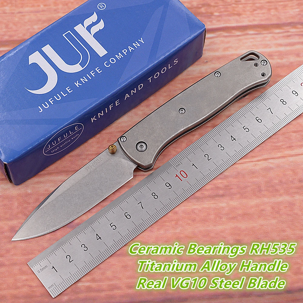 

Складной нож JUFULE RH535 Real VG10 с керамическим лезвием и ручкой