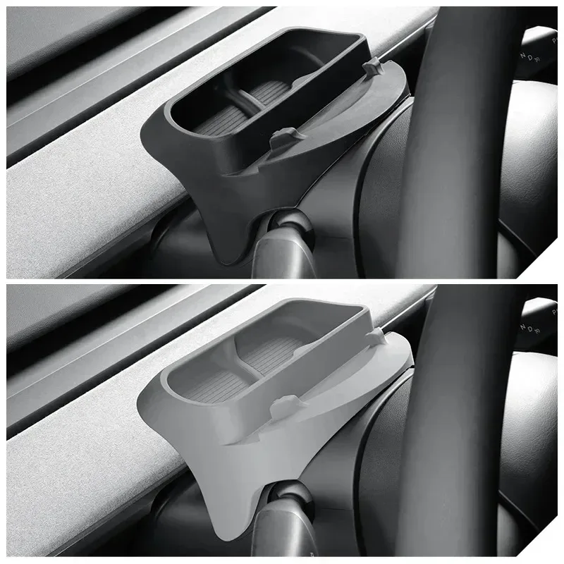 Для Tesla Model Y Многофункциональный держатель для стакана с водой Ящик хранения