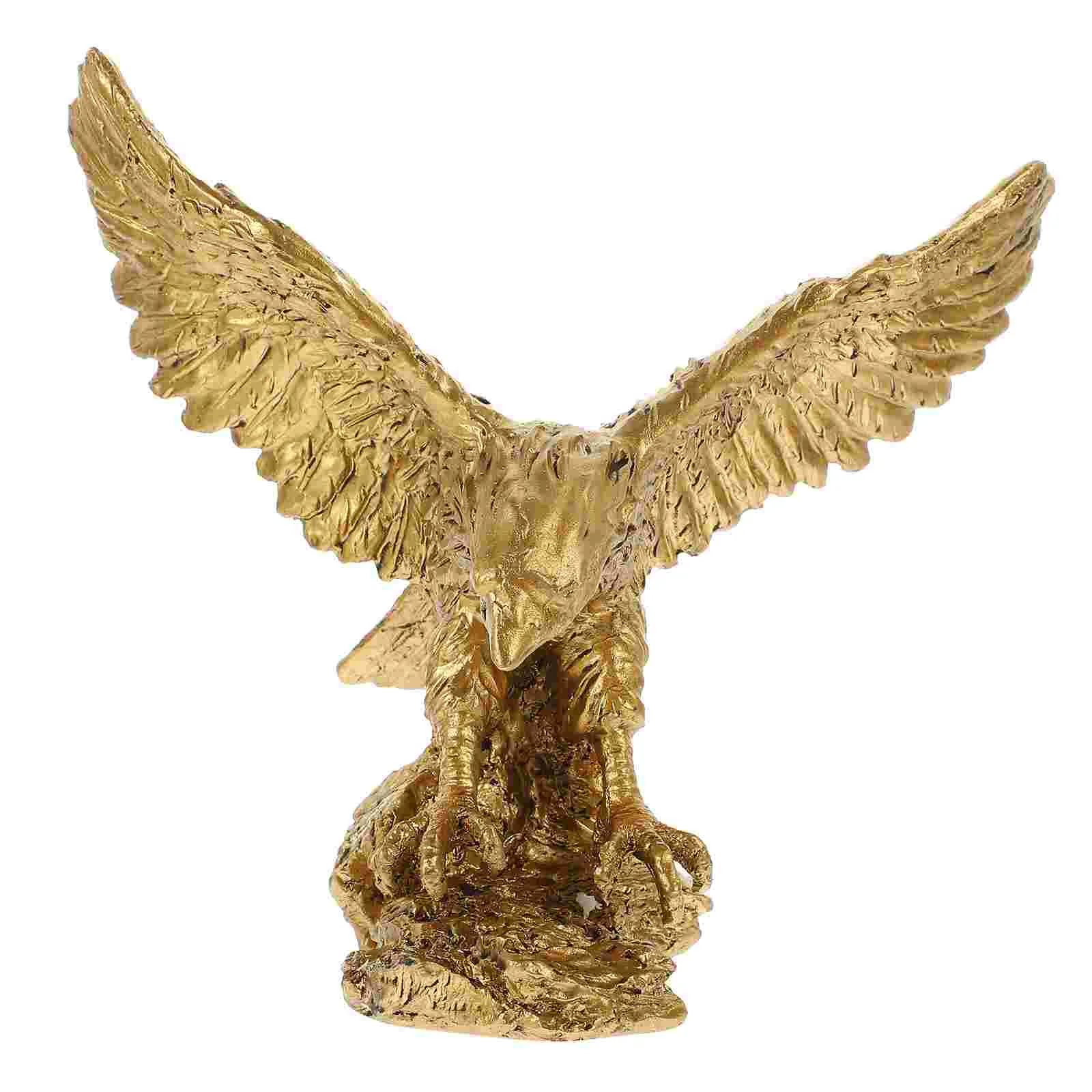 

Bird Statue Decor Office Tabletop Adornment Eagle Figurine Lawn Decoration Animal Office Desktop Resin Bird Figurine Decor