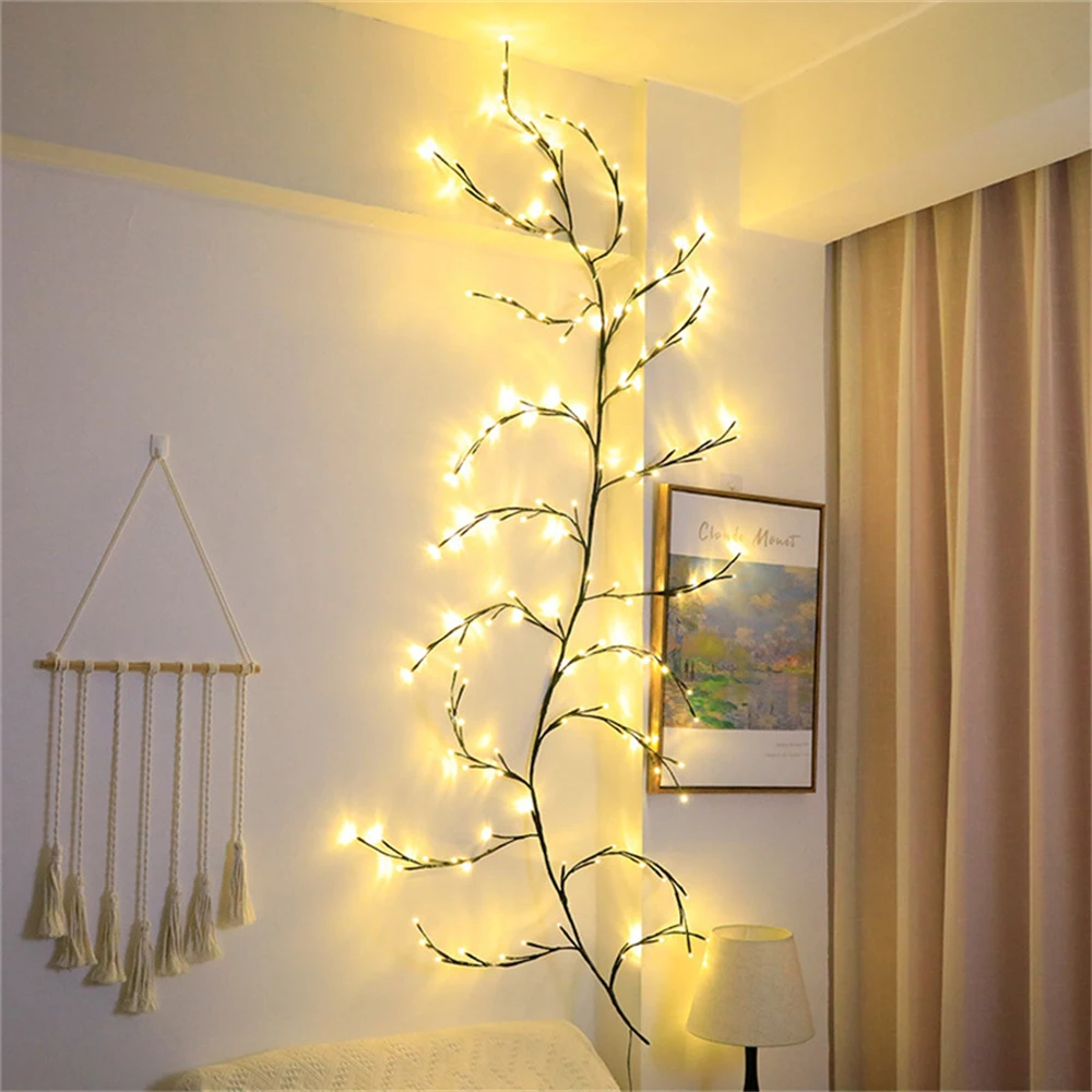 

Solar Rattan String 144 Lamp Rattan Warm And Elegant Exquisite And Beautiful Warm White Light High Quality Light String