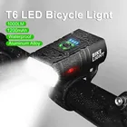 Велосипесветильник светодиодный передний фонарь T6, зарядсветодиодный через USB, 10 Вт, 1000 лм, 6 режимов работы