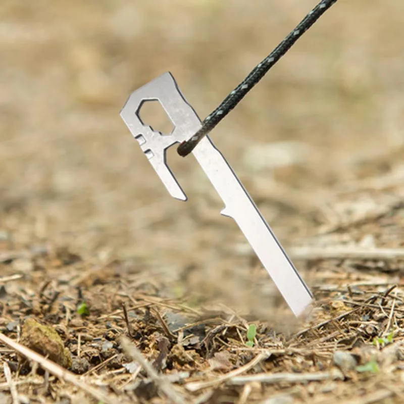 6 Шт. Колышки Для Палатки Кемпинговой 28 См Садовые Гвозди Из Нержавеющей Стали