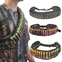 30 rounds shotgun bandoleer pump shotgun shell holder for 12ga shell holder ammo belt sling for hunting 80 95cm