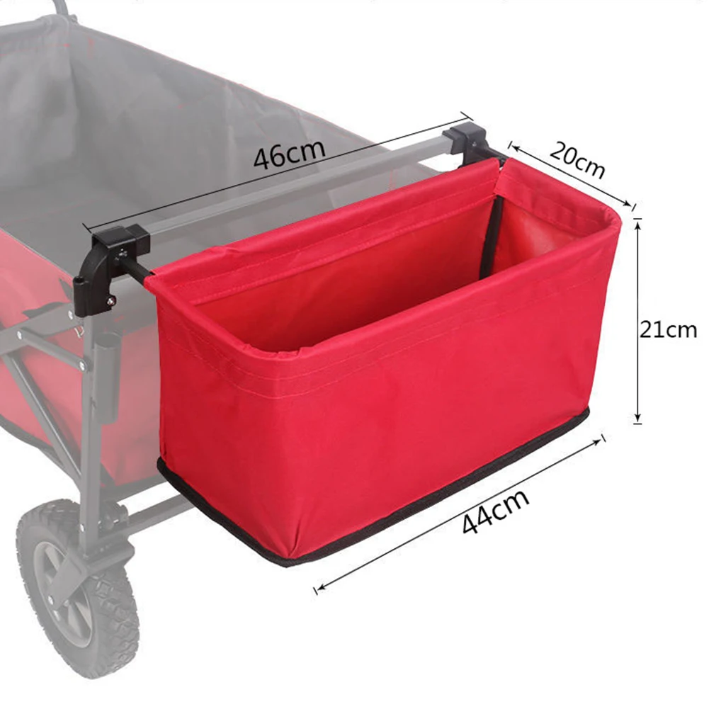 

Wagon Rear Storage Bag Collapsible Oxford Cloth Tail Pocket Trolley Accessories 44x21x20cm 600D Oxford Cloth Steel Rod