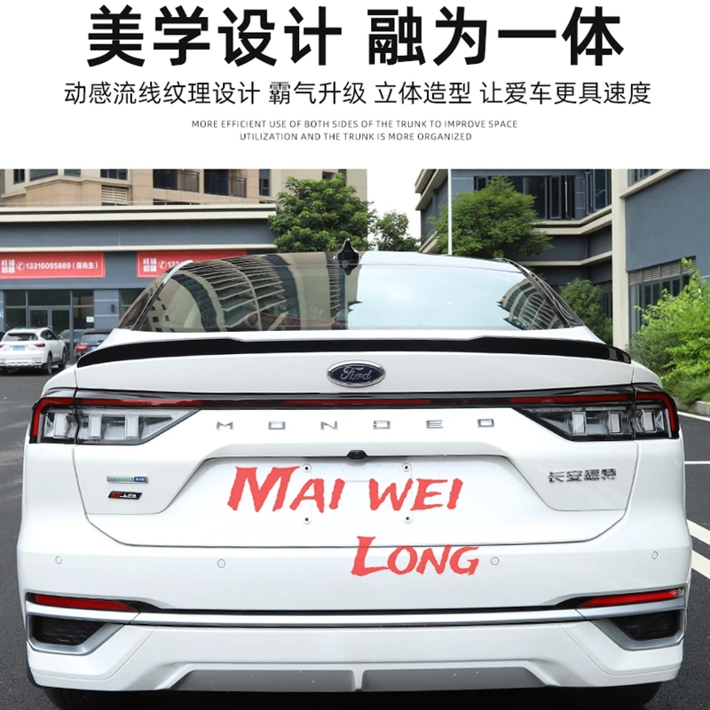 Для Ford Fusion Mondeo 2022 тип ST АБС-пластик заднее крыло автомобиля аксессуары для