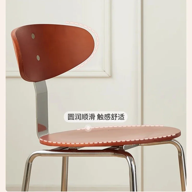 Обеденные стулья в нордическом простом дизайне кухонные современные обеденные