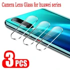 Закаленное стекло для камеры Huawei P30 P40 P20 Pro Lite Honor 30 30s 20 20i, Защитная пленка для объектива Huawei mate 20X30 lite, 3 шт.