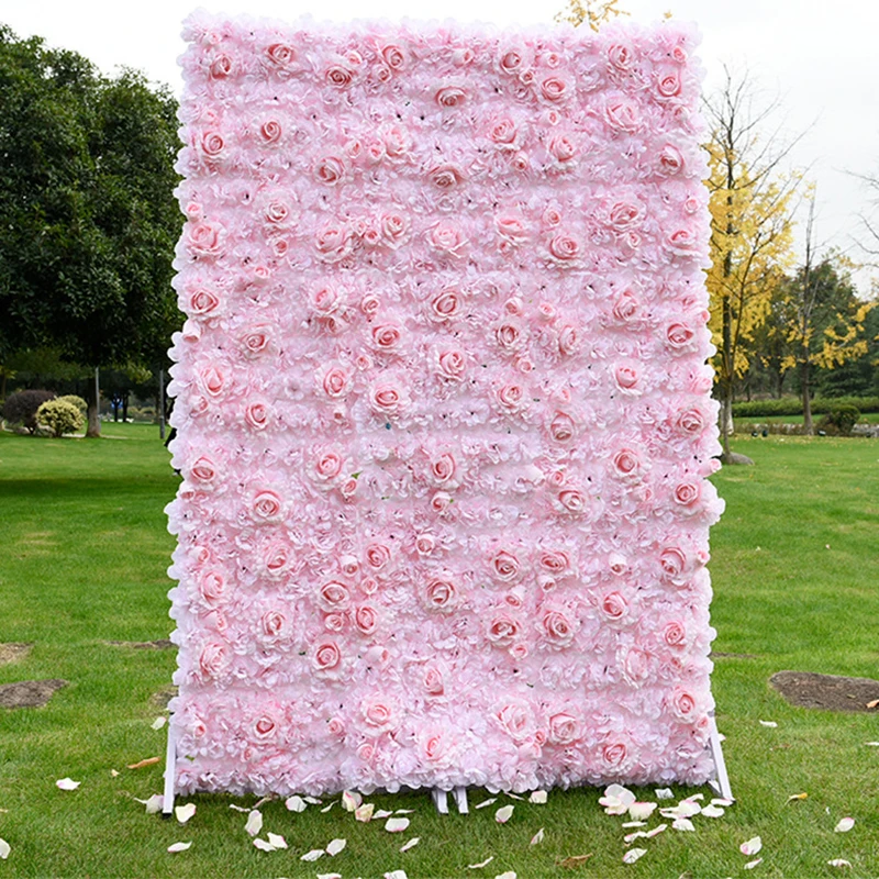 

1PC 40x60cm Silk Rose Flower Wall Artificial Flower for Wedding Decoration Flower Wall Home Birthday Party Backdrop Decor