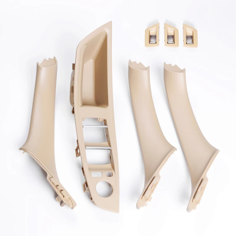 

7Pcs Left/Right Hand Drive LHD RHD For BMW 5 series F10 F11 F18 10-17 Car Interior Inner Door Handle Panel Pull Trim Cover Kit