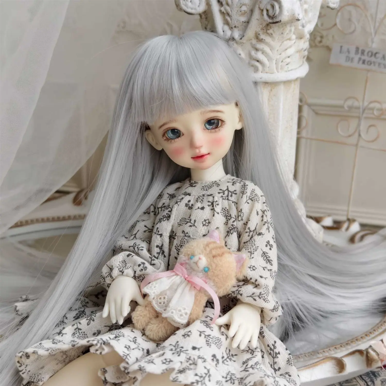 Фото Аксессуары для кукол, шарнирная кукла 1/6 1/4 1/3 YOSD MSD SD BJD для мальчиков и девочек, женский длинный парик, игрушка №3