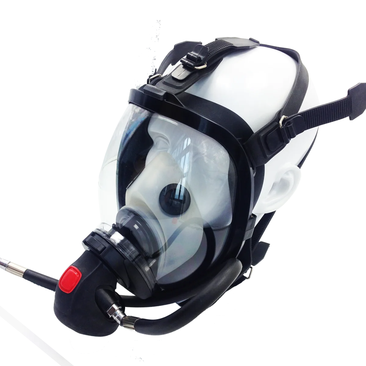 Сертифицированная CE полнолицевая маска Ayon PPE из сферического силикона для дыхательных аппаратов SCBA, противогазовая, огнестойкая, аксессуар для пожарного оборудования (art.: 3920dc423e121) - 3920dc423e121