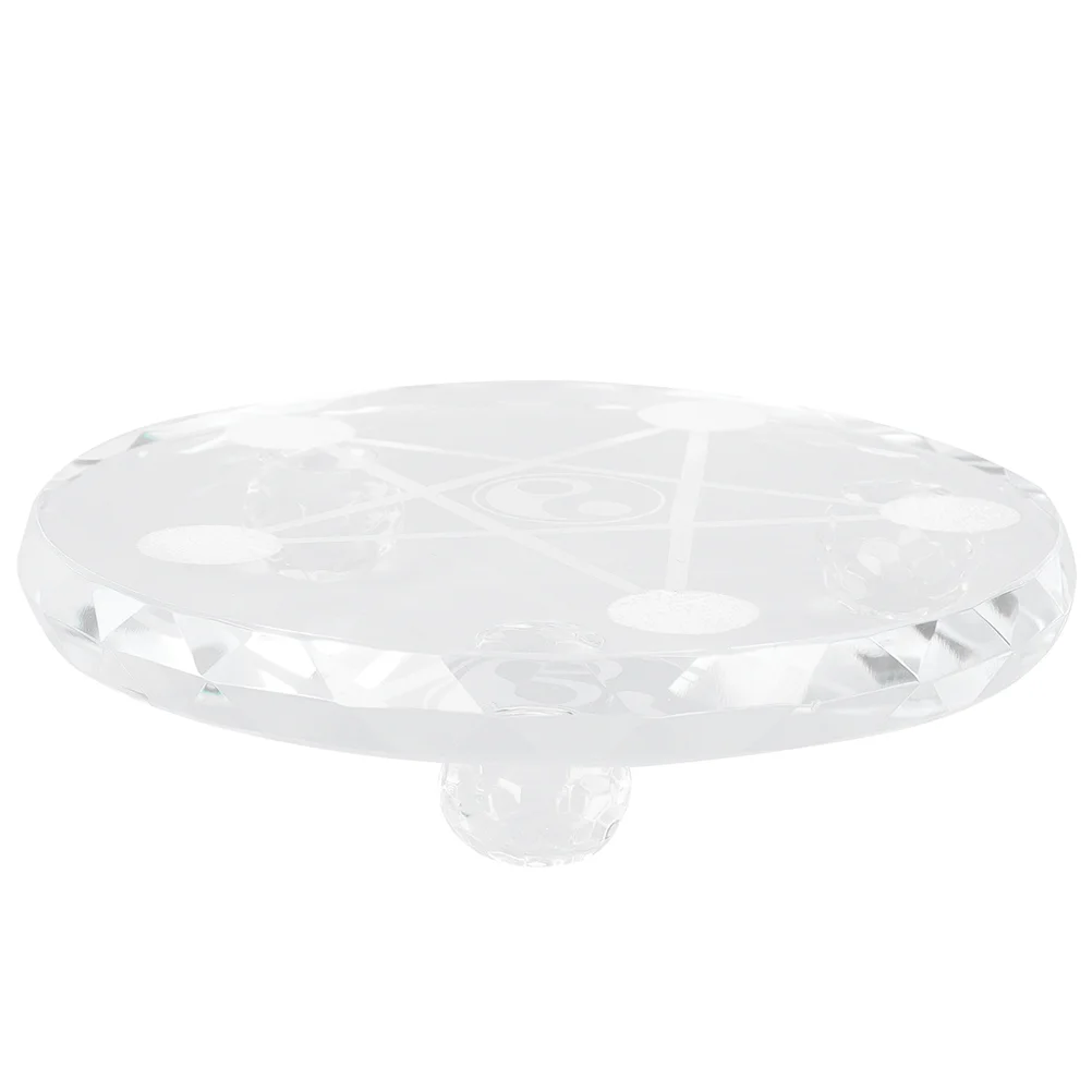 

Crystal Sphere Stand Agate Display Base Jade Transparent Pedestal Table Decor