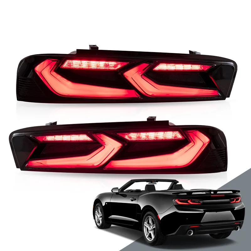 

Tail Lamp Assembly For Chevrolet Camaro 2016-2018 LED Taillights Rear Brake Lights Dynamic Turn Signal