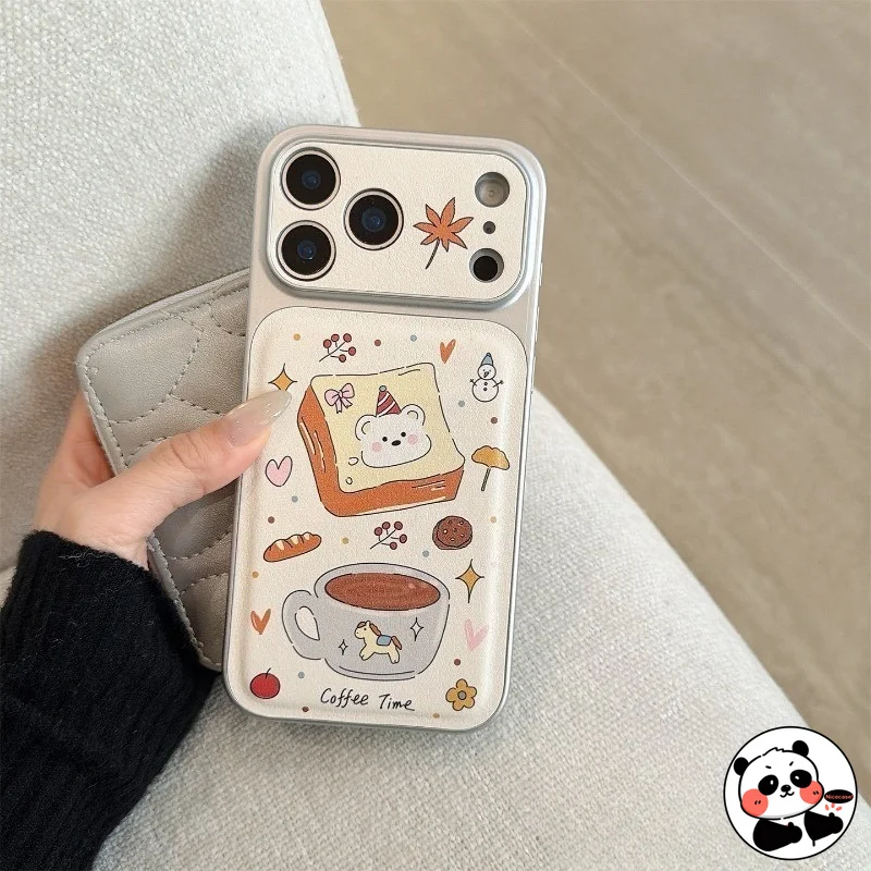 Фото Чехол с милым изображением медведя и пони для OPPO K14X K13X K12X K10 Reno 8Z 8T 8 Pro Plus 7 SE 7Z 6 5 Lite 5F 5G 4G, чехол из искусственной кожи №1