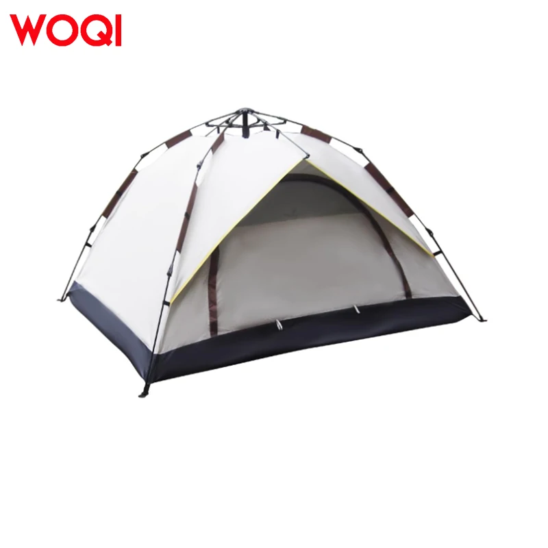 Фото Палатка Woqi, бестселлер, из полиэстера, 6 м, автоматическая, для гостиной, с черным покрытием, однокомнатная, для летнего кемпинга на открытом воздухе №3