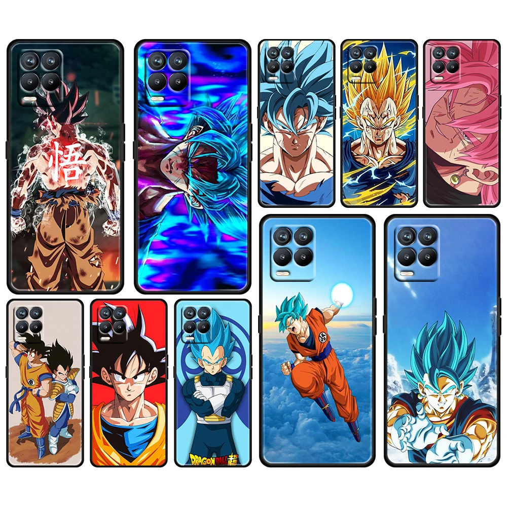 

Cartoon Dragon Ball Goku For OPPO Realme GT Neo Master Edition 9i 8 7 Pro C21S Narzo 30 5G Fundas Silicone Soft Black Phone Case