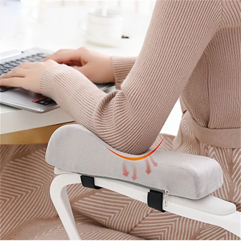 Armrest Pads Black Grey Computer Chair Armrest Cushion Relie