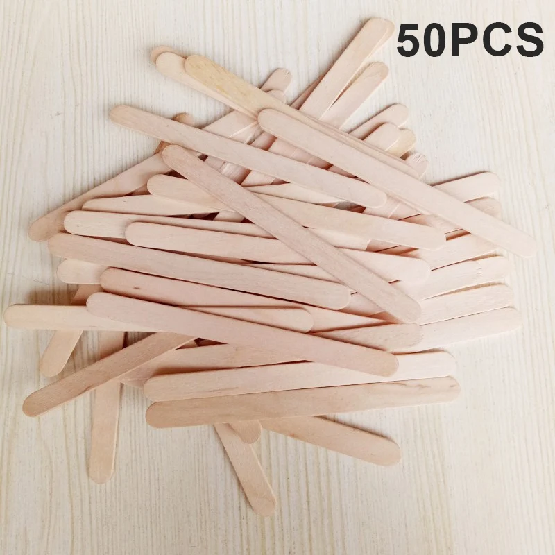 

50pcs Sticks Wood Ice Cream Stick for Silicone Mold Party Event Cakesicle Stick