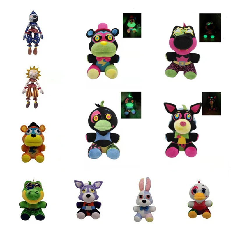 Новинка 2022 плюшевые игрушки Fnaf Sundrop безопасности мангл Фокси Фредди фазбер босс