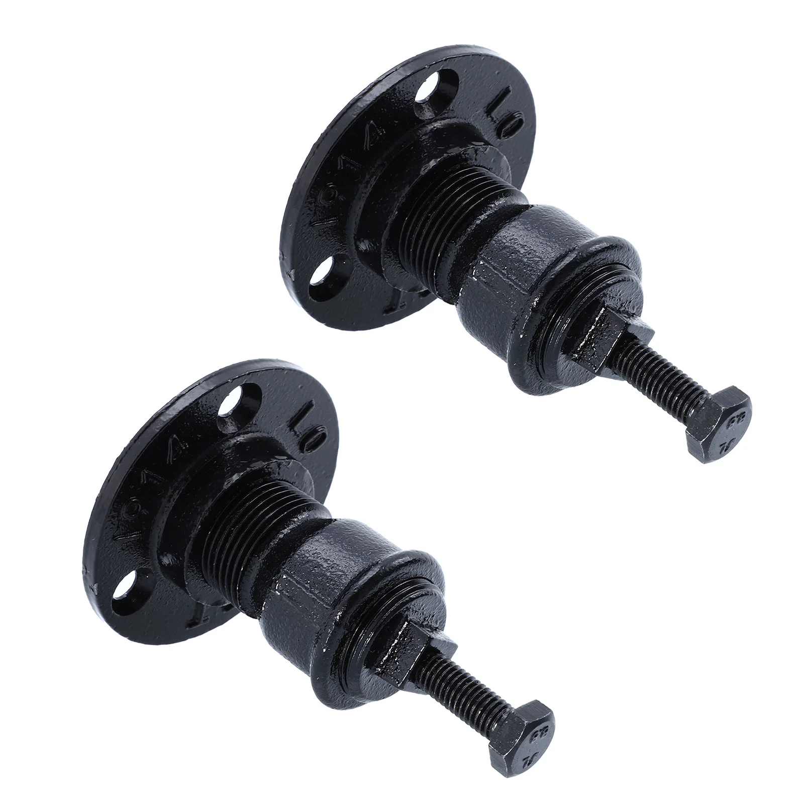 

2 Pcs Stair Bracket Wall Mount Handrail Railing Mounted Holder Metal Deck Fastener