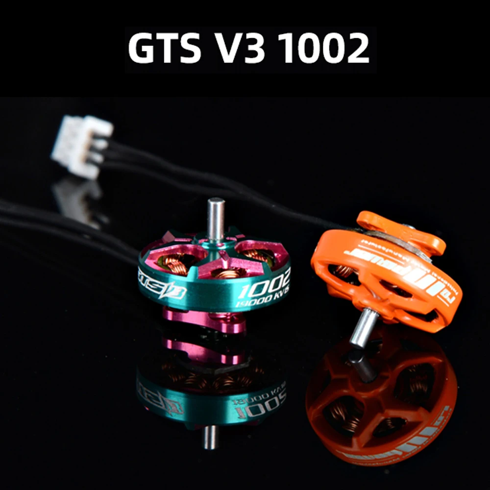 RCINPOWER GTS V3 1002 14000KV 19000KV 22000KV 1-2S Brushless Motor for 75mm Toothpick Tinywhoop to 2/2.5 Inch Frame Ducted Drone |