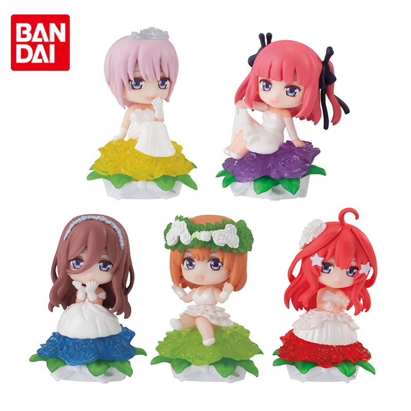 

Фигурки героев аниме BANDAI Gashapon The quintessence Quintuplets Nakano Ichika Nino Miku Yotsuba Itsuki Hugcot Line