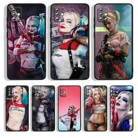 harley quinn suicide squad for samsung a73 a72 a71 a53 a52 a51 a41 a33 a32 a31 a22 a21s a13 a12 a03s a02 5g black phone case