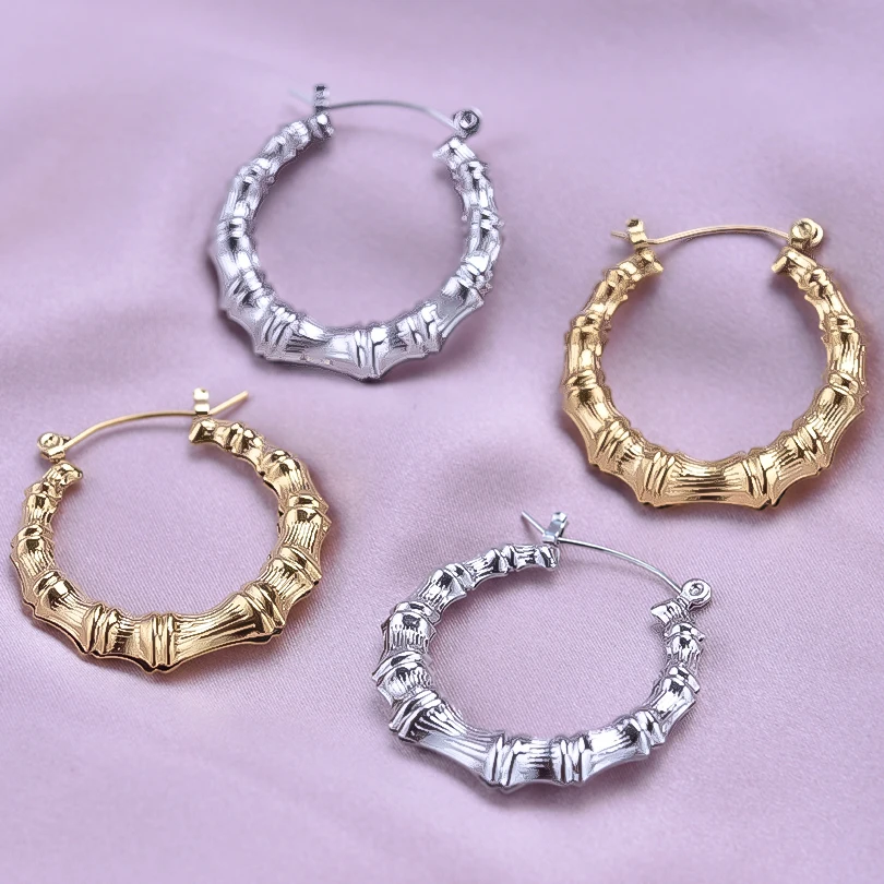 Женские Геометрические серьги из нержавеющей стали 4 шт.