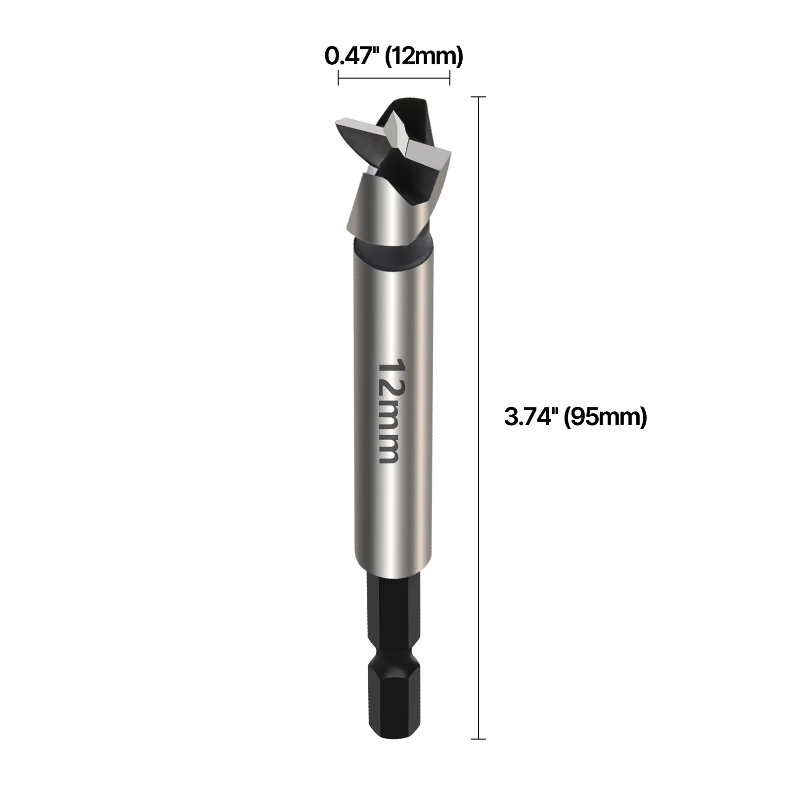 

Кольцевая пила Форстнера 6-40 мм, 1/4", высокоуглеродистая сталь