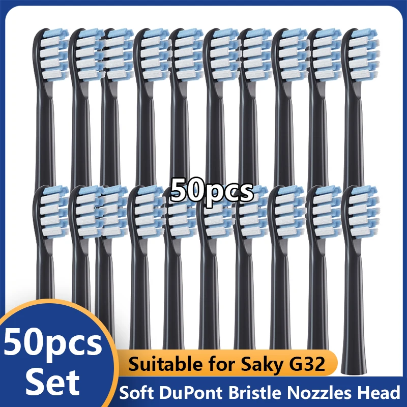 

20/50 шт., сменные насадки для электрической зубной щётки