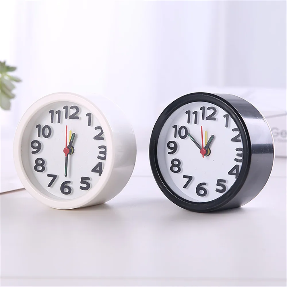Clock Compact Portable Table Battery Clock Snooze