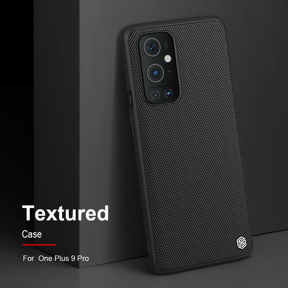 For OnePlus 9 Pro One Plus 9 Case NILLKIN Textured Nylon fiber Case Back Cover For One Plus 9 Pro Durable Non-slip Phone Shell