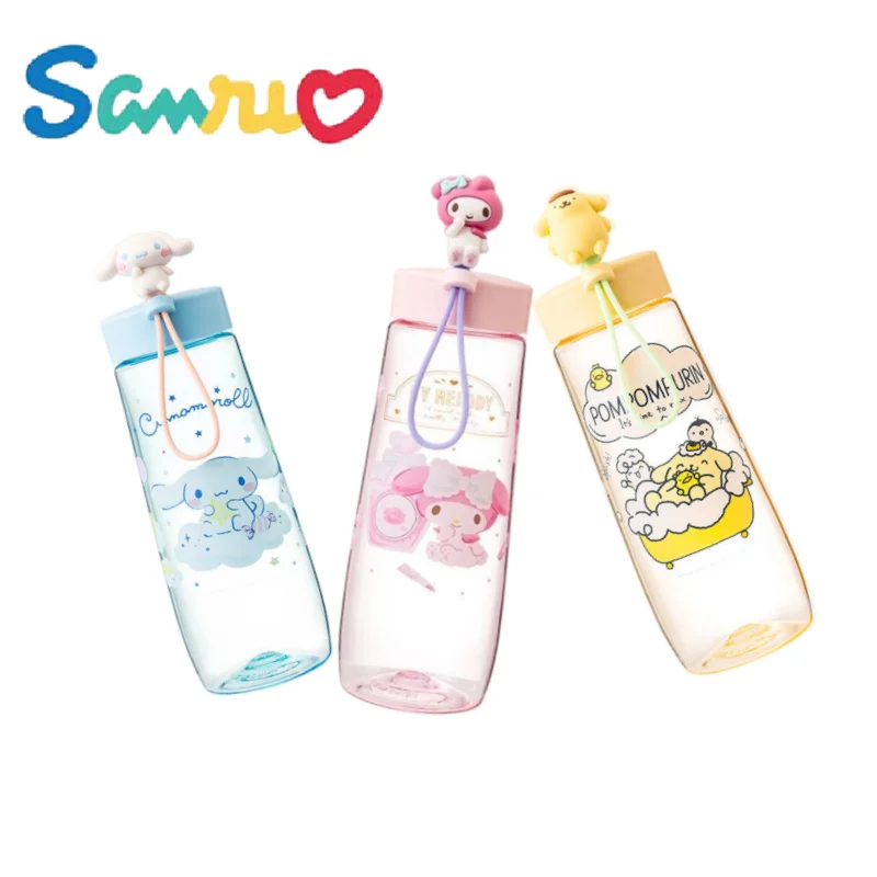 

Sanrio animation surrounding Cinnamoroll My melody Kawaii portable cartoon water cup cute and convenient drinking cup drink cup