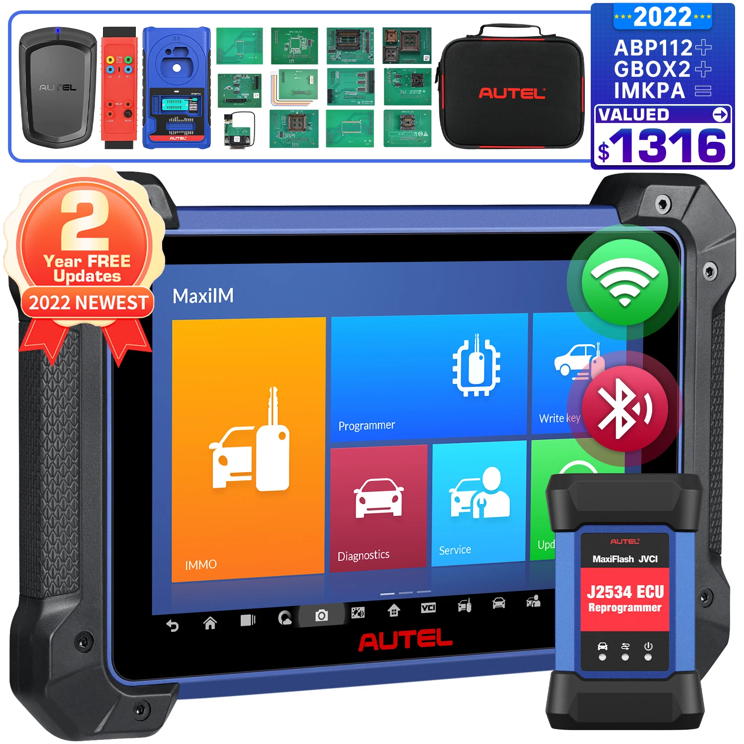 Autel MaxiIM IM608Pro XP400Pro ключевой программатор G-BOX2 APB112 IMKPA иммобилайзер для автомобиля
