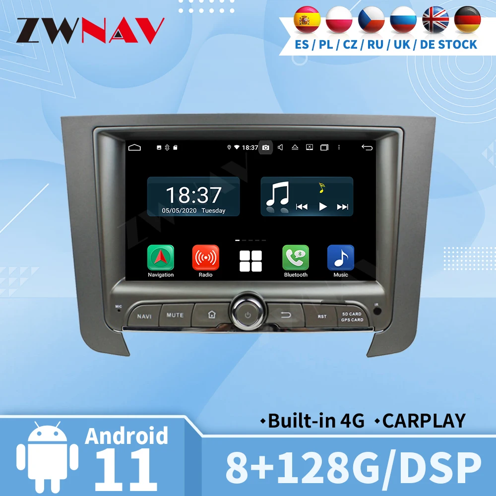 Carplay радио Bluetooth видео для Ssangyong REXTON 2014 Автомобильный мультимедийный центральный 2