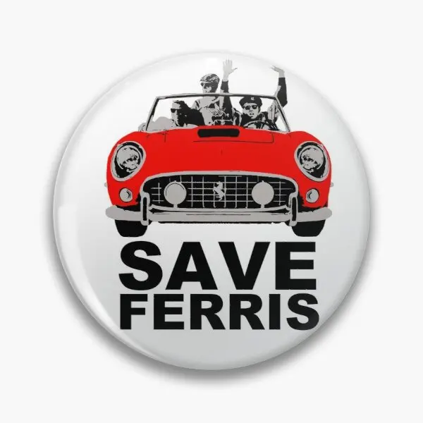 

Save Ferris Customizable Soft Button Pin Hat Funny Cute Women Cartoon Clothes Gift Fashion Badge Lover Brooch Collar Decor