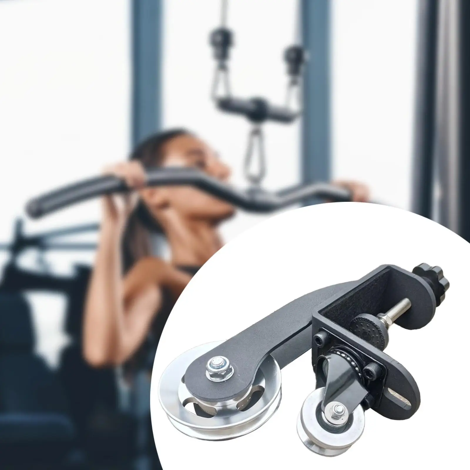 Настольный шкив тренажер для тренировки бицепса простая установка тренировка