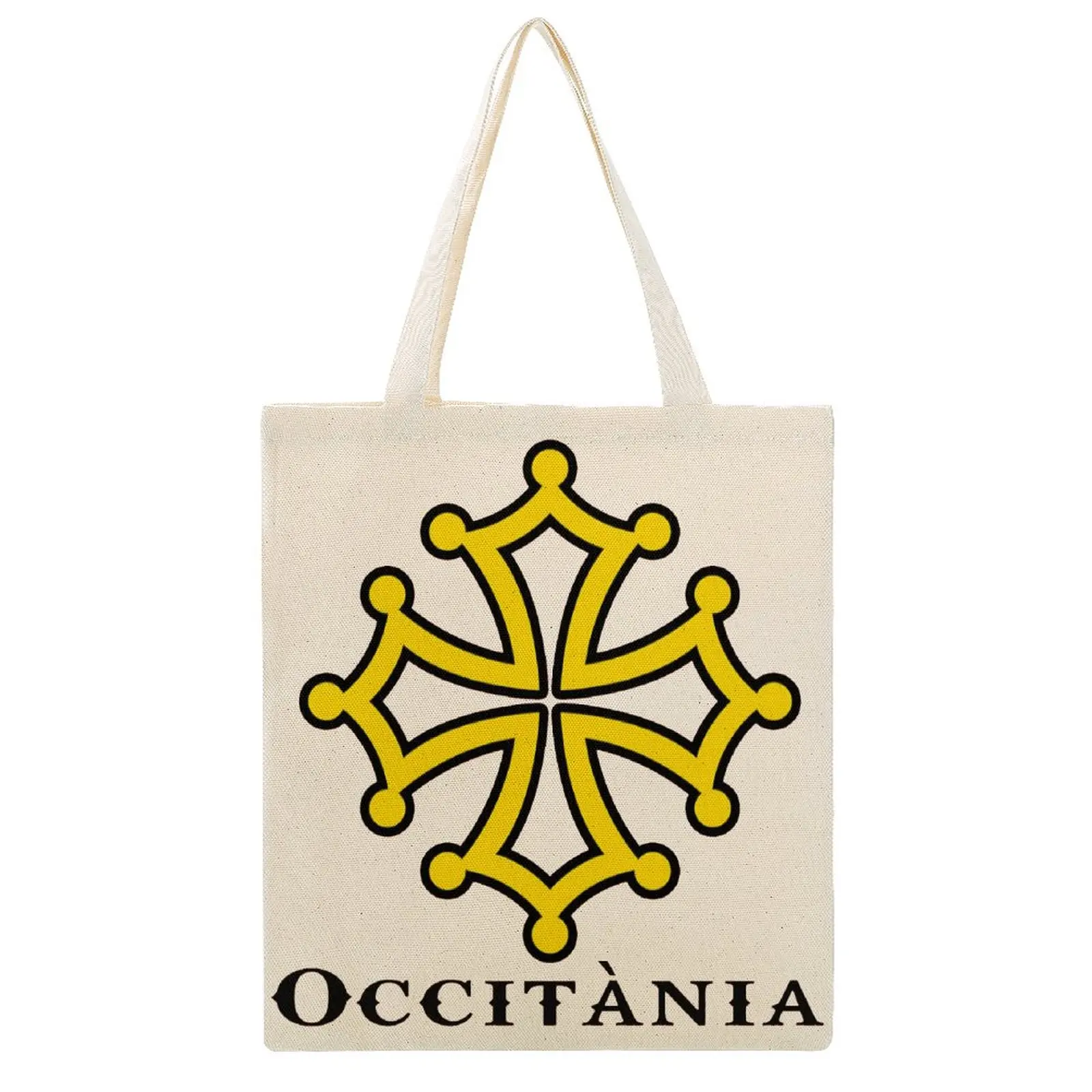 

Необходимая сумка на холсте с надписью «AC Occitane», забавная новинка, большой холщовый рюкзак Martin, высококачественные графические тоуты