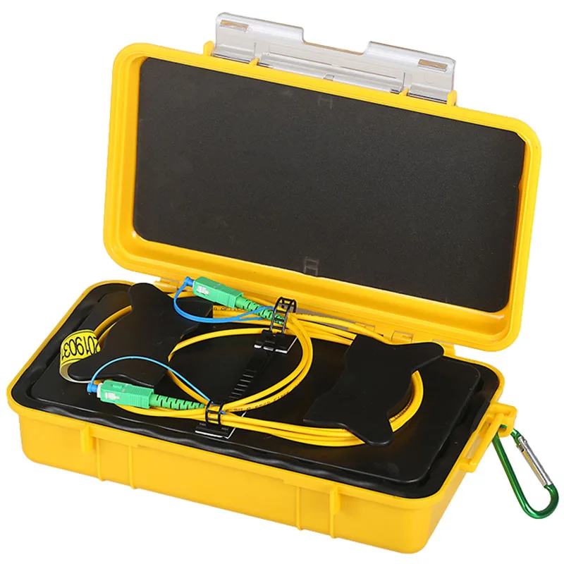 Good Quality 500M 1KM 2KM SC/APC Fiber Optic OTDR Launch Cable Box  9/125 SM 1310/1550nm