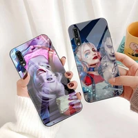 dc harley quinn phone case tempered glass for huawei p30 p20 p10 lite honor 7a 8x 9 10 mate 20 pro