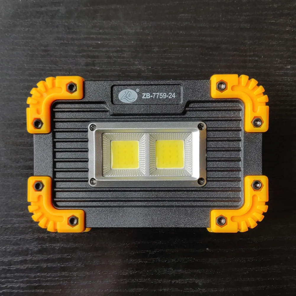 

LED COB Camping Lamp Multifunctional Plastic Handheld Lantern USB Charging Emergency Flashlight Dimmable for Outdoor Accessories