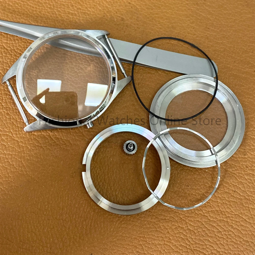 Чехол для часов NH35 NH36 с сапфировым стеклом 316 нержавеющая сталь прозрачный