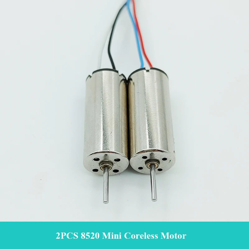 

2PCS/4PCS 8520 Coreless Motor CW CCW DC3.7V 50000RPM High Speed for Micro Four-axis Control Aircraft Model