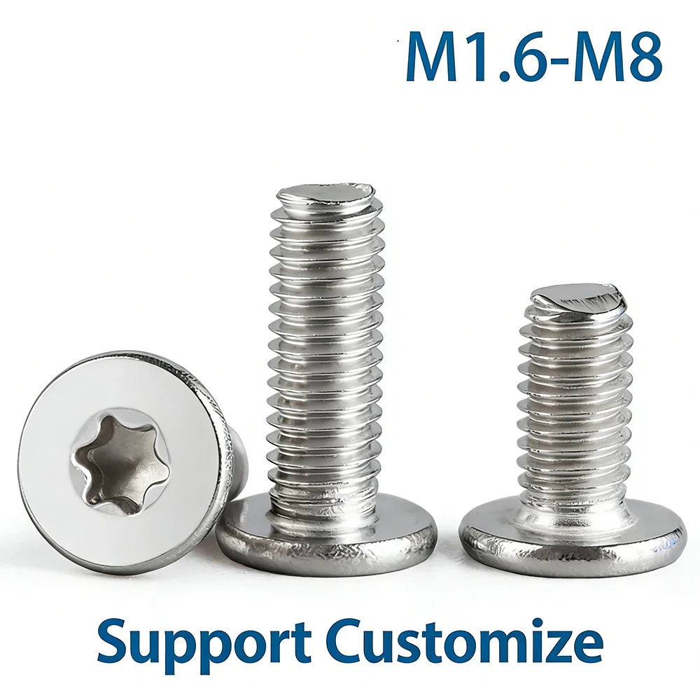 

Винты Torx из нержавеющей стали M1.6-M8