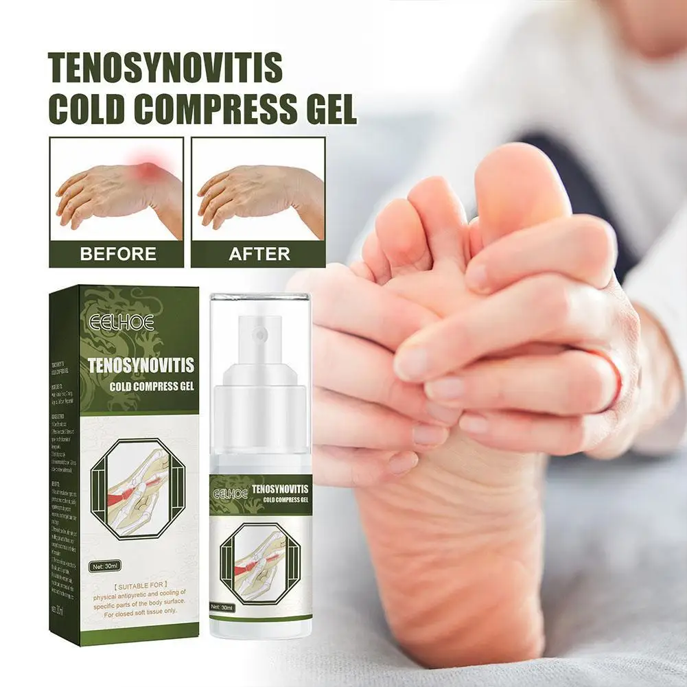

Холодный компрессионный гель Tenosynovitis, 30 мл, спрей для боли в суставах ног, гель-пластырь для сухожилий, холодный компрессионный крем для ног ...