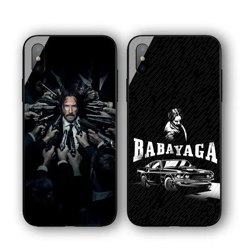 

John Wick Phone Case For Iphone 11 12 13 14 Pro Max 7 8 Plus X Xr Xs Max Se2020 Tempered Glass Cove