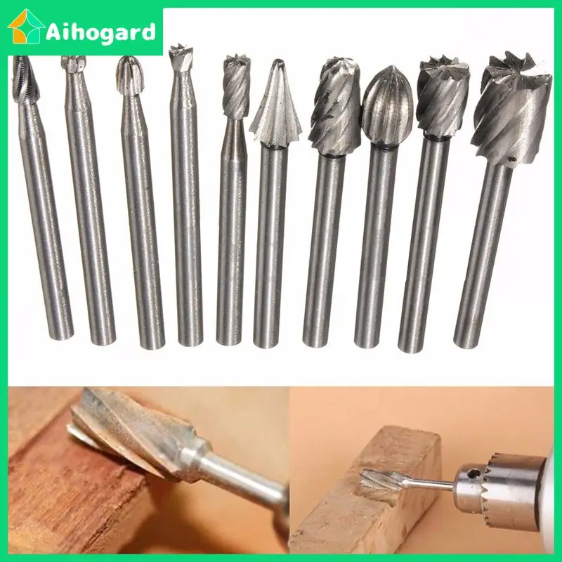 

Steel Rotary File Abrade High-speed Woodwork Milling Cutters Drill Bits Rotary Tool